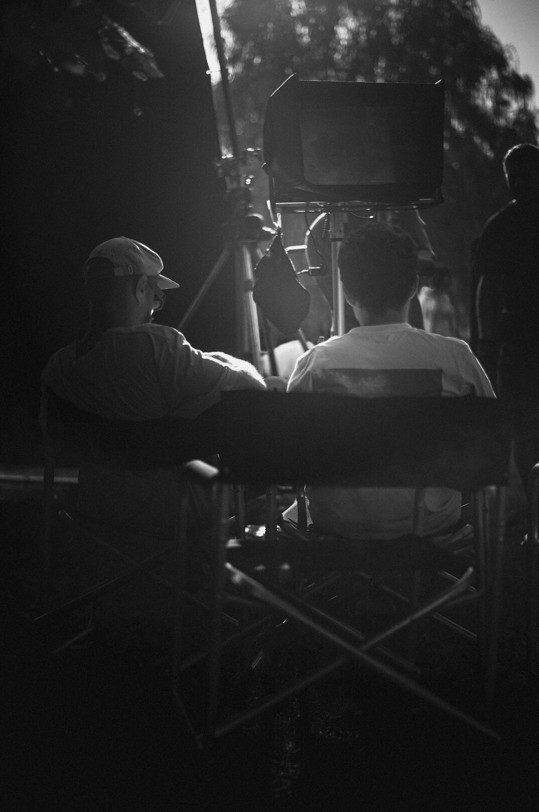 famous actor on television set