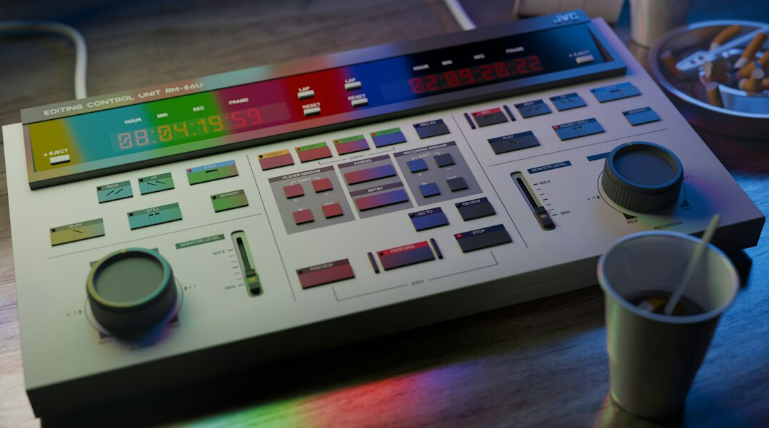 vintage television studio